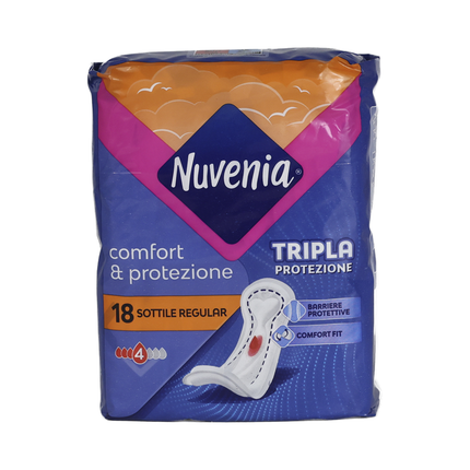 NUVENIA SOTTILE FLUSSO NORMALE 18 PZ ASSORBENTI
