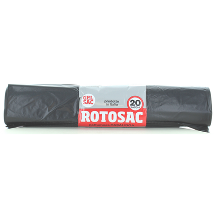GEL SAC SACCHI RIFIUTI PATTUMIERA 55x70 ROTOLO 20 PZ