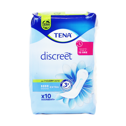 TENA DISCREET EXTRA 10 PZ ASSORBENTI PLUS DISPOSITIVO MEDICO CE CL1