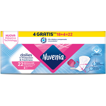 NUVENIA PROTEGGI SLIP ANATOMICO RIPIEGATO 18+4 PZ.