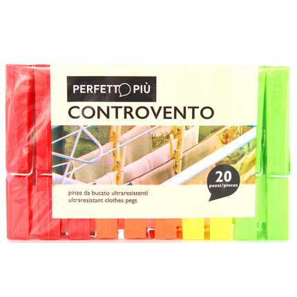 PERFETTO MOLLETTE BUCATO COLOR 20 PZ