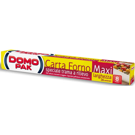 DOMOPAK CARTA FORNO TRAMA A RILIEVO MAXI LARGHEZZA 36 CM - 8 METRI
