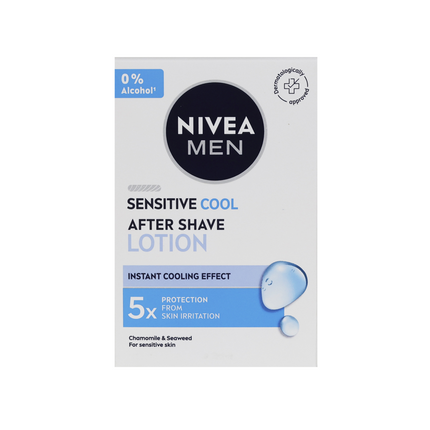 NIVEA FOR MEN AFTER SHAVE LOTION SENSITIVE 100 ML. DOPOBARBA