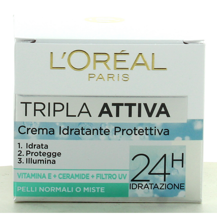 L'OREAL TRIPLA ATTIVA CREMA GIORNO PELLI NORMLI-MISTE 50ML
