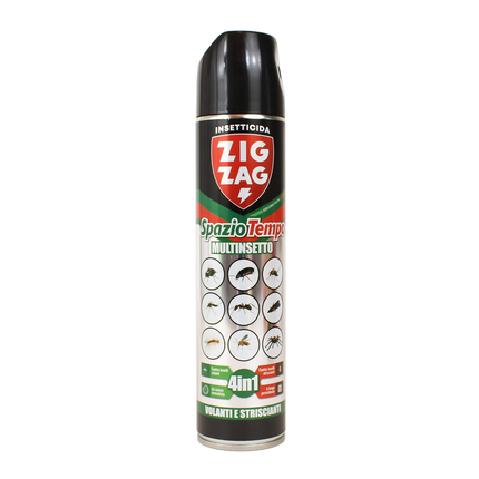 ZIG ZAG INSETTICIDA MULTINSETTO VOLANTI STRISCIANTI SPAZIOTEMPO 300 ML
