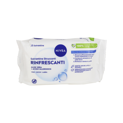 NIVEA VISO SALVIETTE STRUCCANTI RINFRESCANTI 25 PZ