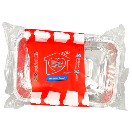 CONTITAL VASCHETTE 2 PORZIONI 4 PEZZI R1G