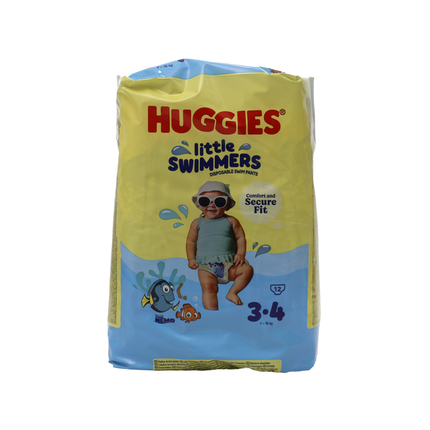 HUGGIES LITTLE SWIMMERS MUTANDINA BAMBINO SMALL TAGLIA 3-4 7-15 KG 12 PZ PANNOLINI
