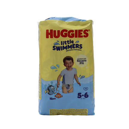HUGGIES LITTLE SWIMMERS MUTANDINA BAMBINO MEDIUM TAGLIA 5-6 12-18 KG 11 PZ PANNOLINI