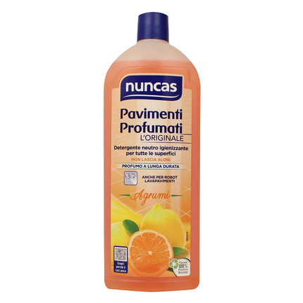 NUNCAS DETERGENTE PAVIMENTI PROFUMATO AGRUMI 1 LT.