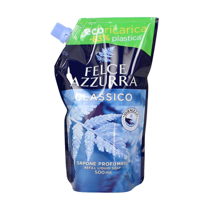 FELCE AZZURRA SAPONE LIQUIDO MANI CLASSICO RICARICA BUSTA 500 ML