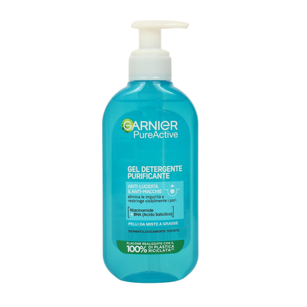 GARNIER PURE ACTIVE GEL DETERGENTE 200 ML.DISPENSER