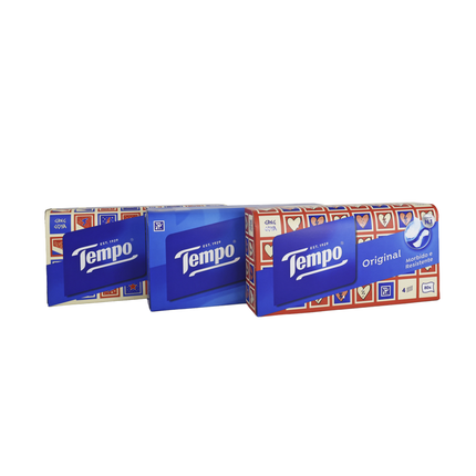 TEMPO FAZZOLETTI ORIGINAL 4 VELI BOX VELINE 80 PEZZI