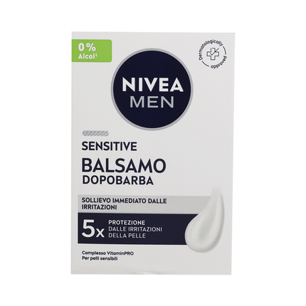 NIVEA FOR MEN AFTER SHAVE BALSAMO SENSITIVE 100 ML. DOPOBARBA