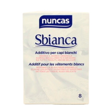 NUNCAS SBIANCA ADDITIVO BUCATO CAPI BIANCHI 8 BUSTE