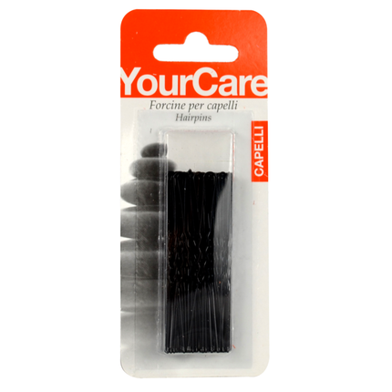 KOMET FORCINE PER CAPELLI NERO 2,5" 40 PZ