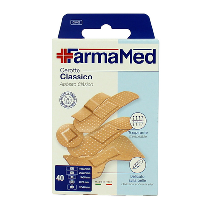FARMAMED 40 CEROTTI CLASSICO 5 FORMATI ASSORTITI