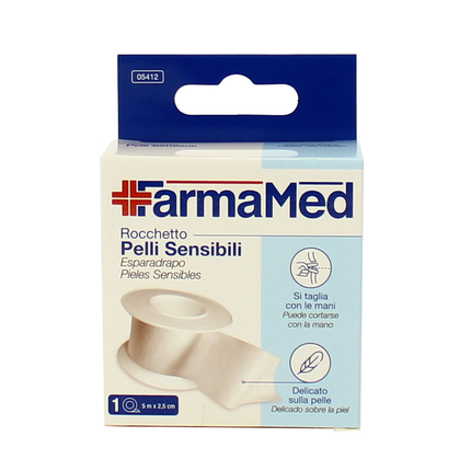 FARMAMED ROCCHETTO TESSUTO NON TESSUTO PELLI SENSIBILI MT.5 x 2,5 CM.