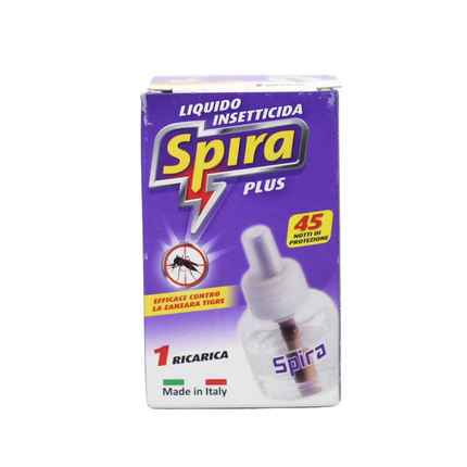 SPIRA INSETTICIDA RICARICA LIQUIDO BIUSO 45 NOTTI