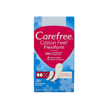 CAREFREE SALVASLIP COTTON FEEL FLEXIFORM 30 PZ