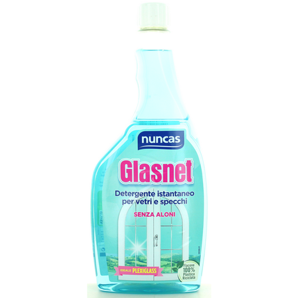 NUNCAS GLASNET VETRI E SPECCHI DETERGENTE RICARICA 750 ML.