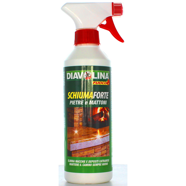 DIAVOLINA SCHIUMA FORTE PIETRE E MATTONI CAMINO SPRAY 500 ML