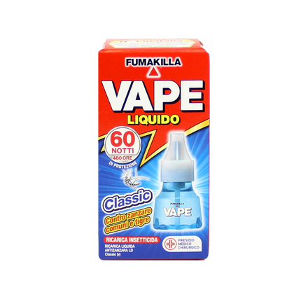 VAPE INSETTICIDA RICARICA LIQUIDA CLASSIC 60 NOTTI