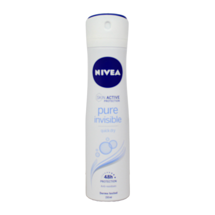 NIVEA DEODORANTE SPRAY PURE INVISIBLE 150 ML