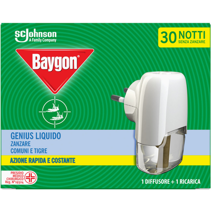 BAYGON GENIUS INSETTICIDA LIQUIDO BASE+RICARICA