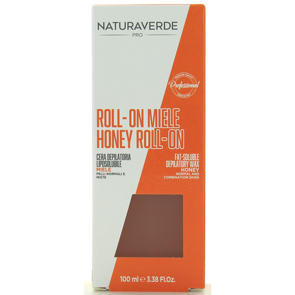 NATURAVERDE PROFESSIONAL CERA DEPILATORIA ROLL-ON PELLI NORMALI 100 GR