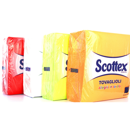 SCOTTEX TOVAGLIOLI 33x33 2 VELI 33 PEZZI COLORATI