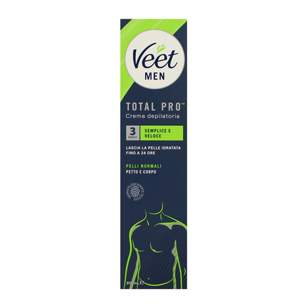 VEET MEN CREMA DEPILATORIA PER PETTO e CORPO PELLI NORMALI 200 ML