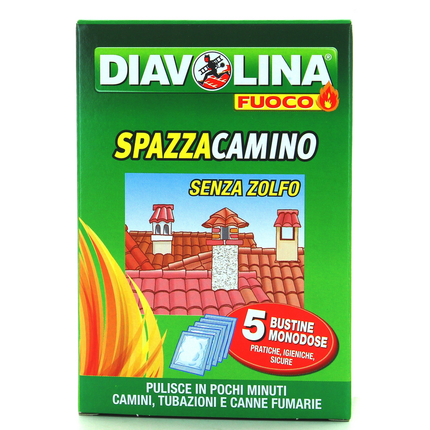 DIAVOLINA SPAZZACAMINO 5 BUSTINE DA 50g
