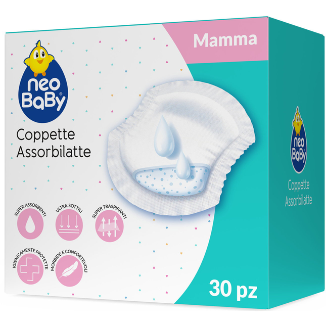 NEO BABY COPPETTE ASSORBILATTE IN BUSTINA 30PZ
