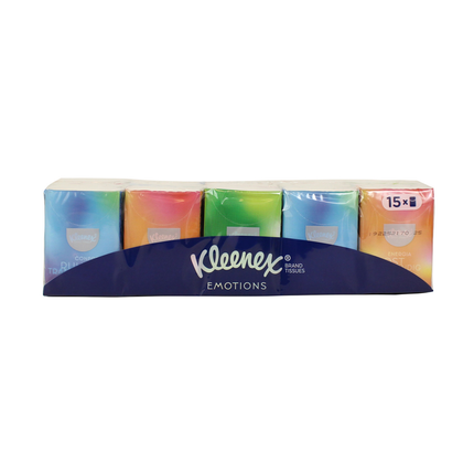 KLEENEX FAZZOLETTI MINI EMOTIONS 15 PZ