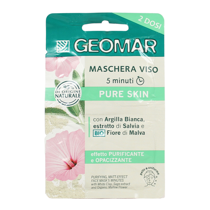 GEOMAR MASCHERA VISO 5 MINUTI PURIFICANTE 15 ML