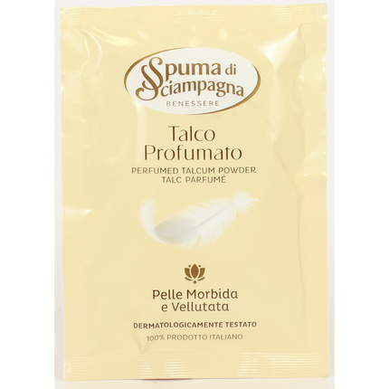SPUMA DI SCIAMPAGNA TALCO PROFUMATO BUSTA 75 GRAMMI