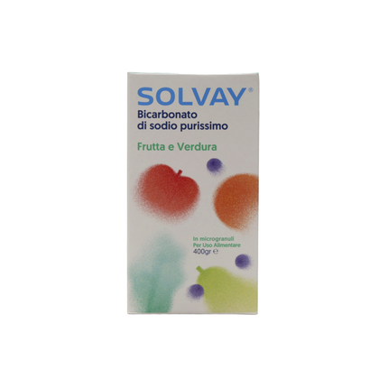 SOLVAY BICARBONATO MICROGRANULI FRUTTA & VERDURA 400 GRAMMI