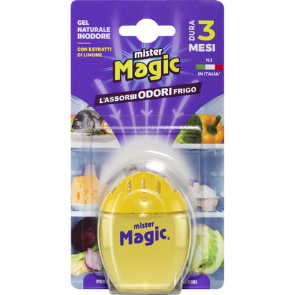 MISTER MAGIC L'OVETTO PULCINO ELIMINA ODORI PER FRIGO AL LIMONE