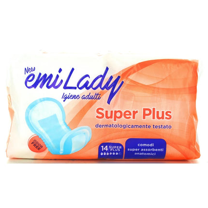 EMI ASSORBENTI LADY SUPER PLUS EXTRA LONG RIPIEGATO 14 PZ DISPOSITIVO MEDICO CE DI CLASSE 1