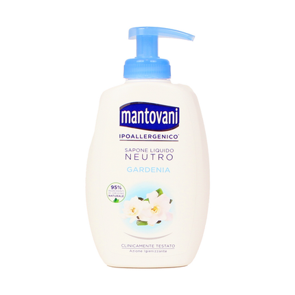 MANTOVANI SAPONE LIQUIDO MANI NEUTRO GARDENIA AZIONE IGIENIZZANTE 300 ML