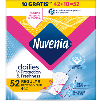 NUVENIA PROTEGGI SLIP COUR-V ANATOMICO 42+10 PZ SALVASLIP