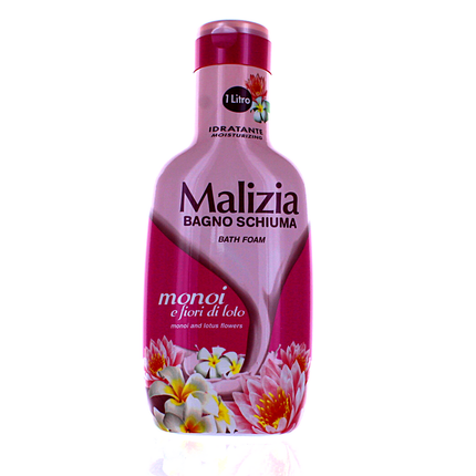 MALIZIA BAGNOSCHIUMA MONOI E FIORI DI LOTO 1000 ML