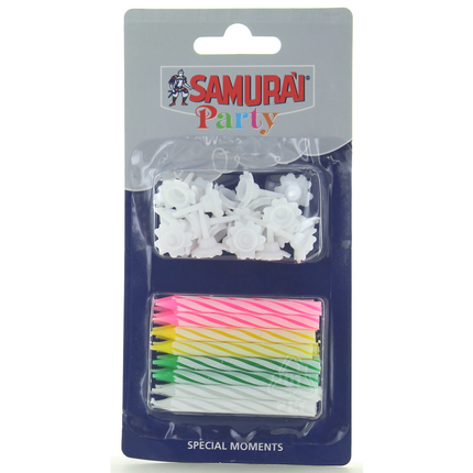 SAMURAI PARTY 24 CANDELE PER RICORRENZE PARTICOLARI