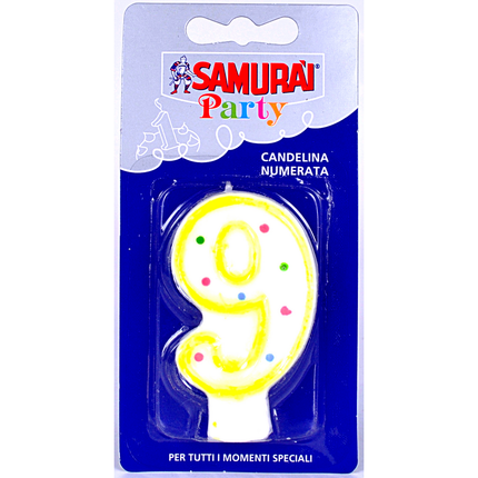 SAMURAI PARTY CANDELA COMPONIBILE N.9