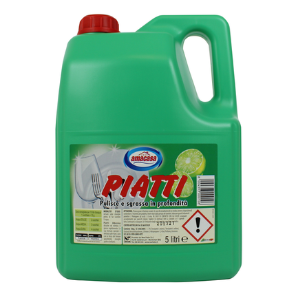 AMACASA PIATTI LIMONE 5 LITRI TANICA FORMATO PROFESSIONALE
