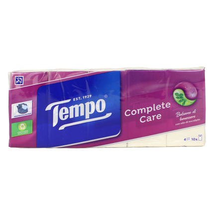 TEMPO FAZZOLETTI COMPLETE CARE 10x9 4 VELI