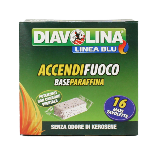 DIAVOLINA LIGNITE 16 MAXI TAVOLETTE IN BUSTINE SINGOLE
