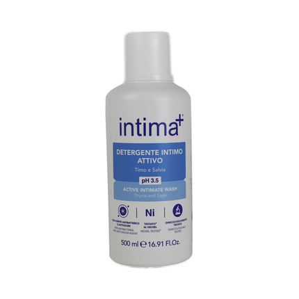 INTIMA+ DETERGENTE INTIMO PH 3,5 NICHEL FREE 500 ML AZZURRO