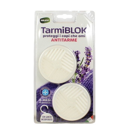 RELEVI TARMIBLOK ANTITARME PER ARARMADI CON GANCIO 2 PEZZI LAVANDA
